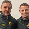 Interne Lösung: Daniel Bächle (links) und Florian Menzel übernehmen gemeinsam die Traineraufgaben beim SV Nöggenschwiel.