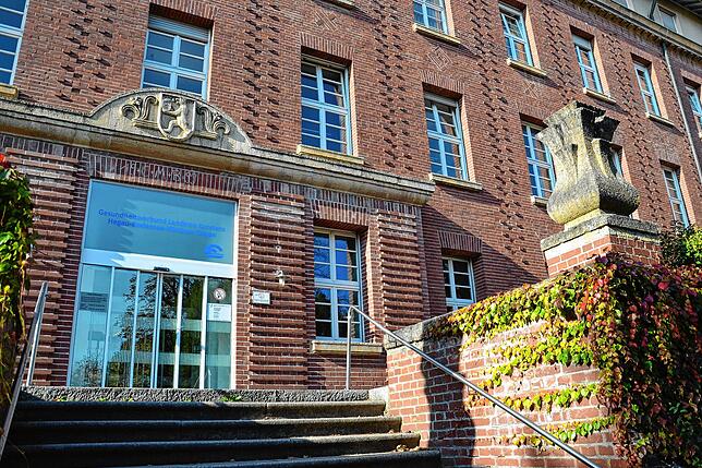 Der Eingang zu den Hegau-Bodensee-Kliniken in Singen.