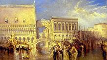 William Turner: „Venedig, Seuzferbrücke“, um 1840.