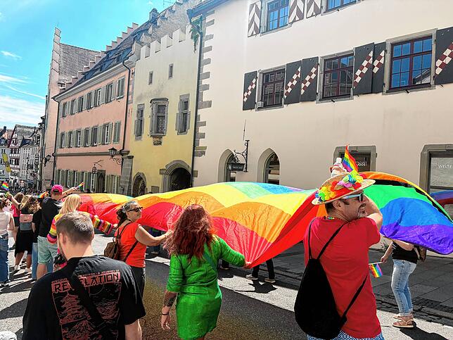 Bild 10: So bunt war der 3. Überlinger CSD
