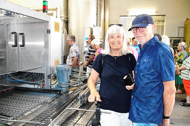 Eva-Maria und Werner Jehn freuen sich, dass sie an der Führung teilnehmen dürfen.