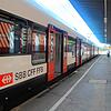 (Archivbild von 2021) Ein 24-Jähriger ist in einem Zug der Schweizer Bundesbahnen im Bahnhof Singen kontrolliert worden &ndash; dabei ...