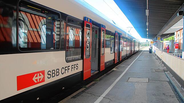 (Archivbild von 2021) Ein 24-Jähriger ist in einem Zug der Schweizer Bundesbahnen im Bahnhof Singen kontrolliert worden &ndash; dabei ...