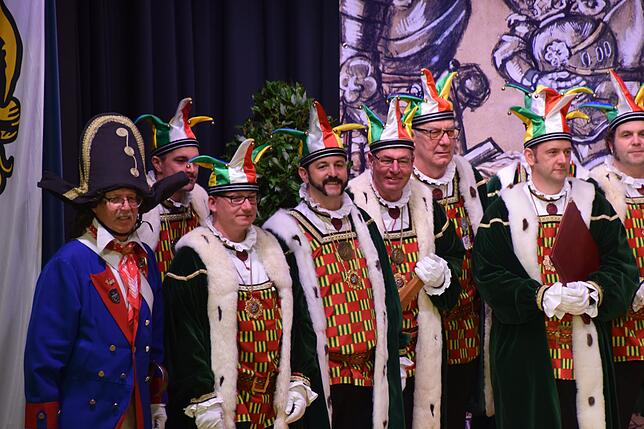 Bild 2: Bilder vom Empfang des Stockacher Narrengerichts von Annegret Kramp-Karrenbauer im Bürgerhaus