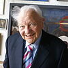 Kunstpfarrer Paul Gräb ist im Alter von 97 Jahren gestorben. Diese Aufnahme zeigt ihn kurz vor seinem 95. Geburtstag 2016.