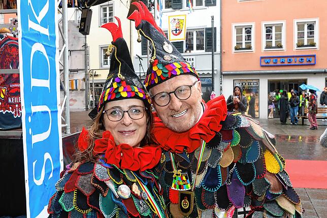 Bild 28: Fasnacht 2025 in Konstanz: Diese Bilder zeigen das bunte Narrentreiben auf der Marktstätte!