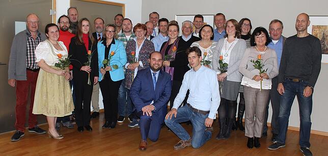 Gruppenbild der CDU-Kandidaten für die Gemeinderatswahlen 2019 in Überlingen. Die Nominieruungsversammlung fand am 22. November 2018 im ...
