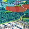 Das geplante Vorranggebiet fürsGewerbe und Industrie bei Hirschlatt.