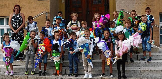 23 Kinder besuchen die Klasse 1a der Murgtalschule in Murg. Klassenlehrerin ist Daniela Schulz.