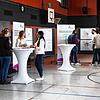 Amprion organisiert, wie auf dem Bild, mehrere Informationstermine für Bürgerinnen und Bürger zur Erneuerung der Stromtrasse in der ...