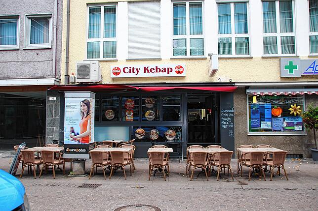 Das Lokal &bdquo;City Kebap&ldquo; in der Innenstadt.