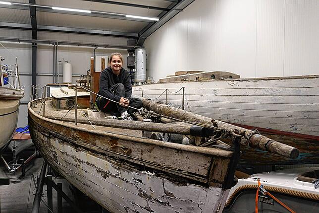 Boote wie dieses kauft die Keller-Werft als sogenannte Projektboote auf und restauriert sie nach den individuellen Wünschen von Liebhabern.