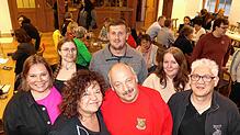 Vorstandsmitglieder des Narrenvereins Moschtobst (hintere Reihe, von links): Melanie Blösch, Lisa Marie Geißelhardt, Christian Sträßle, ...