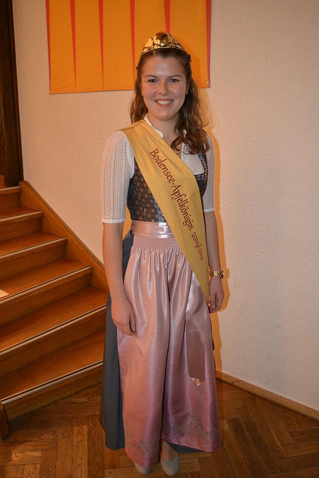 Apfelkönigin Julia Heimgartner.
