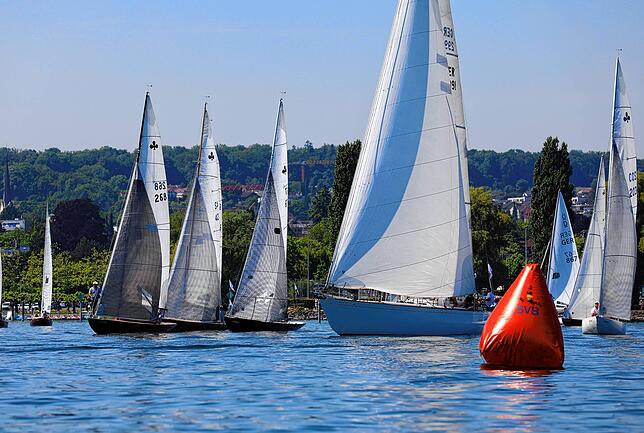 Bild 7: Wassersport im Mittelpunkt der Bodenseewoche