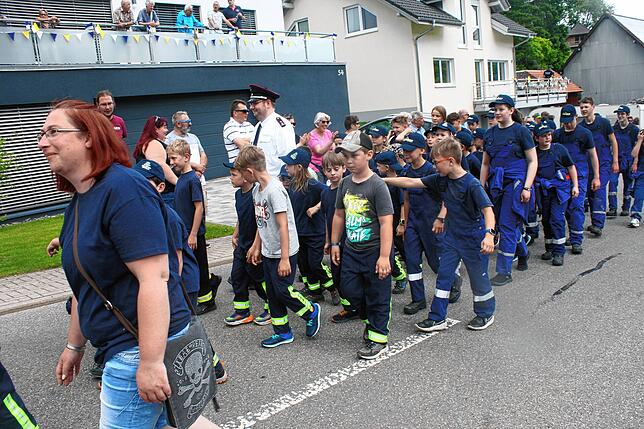 Bild 41: Bilder vom Bezirksmusikfest mit Umzug in Lausheim