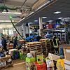 Die gespendeten Güter wurden im Gerätehaus der Feuerwehr Pfullendorf gesammelt.