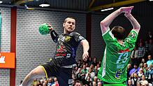 Besser, als das Endergebnis vermuten lässt, verkaufte sich die HSG Konstanz (am Ball Tim Enninghorst) in Minden.