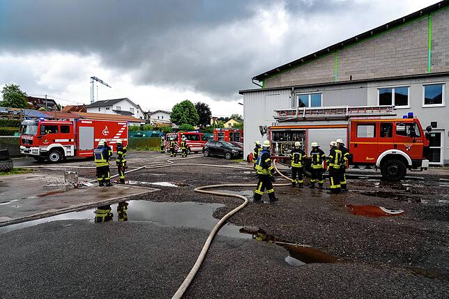Alarmiert wurde für diesen Einsatz die gesamte Brigachtaler Feuerwehr.