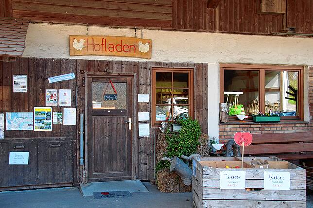 Der kleine Hofladen des Isele-Hofs liegt in der Hasenrütte 7 in Bad Säckingen.