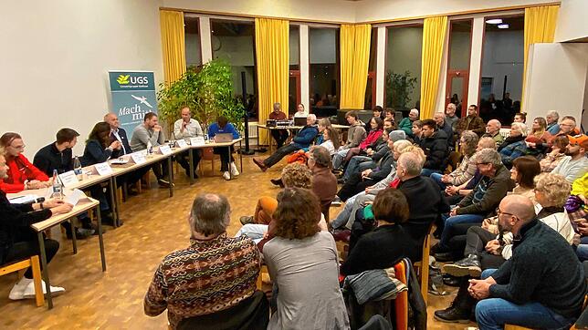 Auf Einladung der Umweltgruppe Südbaar in Donaueschingen diskutieren sieben Bundestagskandidaten über die Themen Umwelt, Klimaschutz und ...