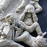 Anrührendes Detail: Dietrich Wagner reibt sich nach dem Einsatz eines Wasserwerfers die Augen. Der Demonstrant verlor ein Augenlicht.