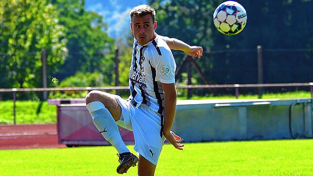 Matchwinner: Manuel Pinke – hier ein Archivbild – bescherte dem FC Wittlingen mit dem Tor zum 1:0 gegen den SV Herten den bereits ...