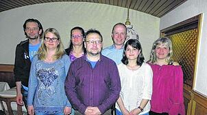 Der Vorstand der Laienbühne Engelswies (von links): Karl-Heinz Pfeifer, Anja Erbe, Irma Vogel-Mors, Adelbert Braun, Ingo Gitschier, ...