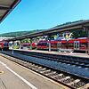 Der Bahnhof Waldshut nahezu verwaist beim ersten Streik am Morgen des 11. August. Wegen des zweiten Bahnstreiks fallen erneut zahlreiche ...