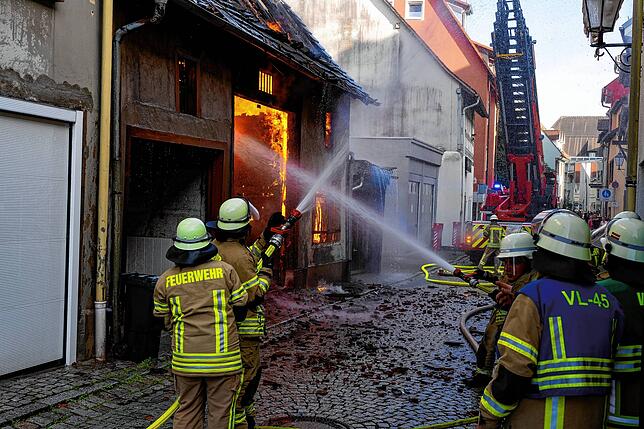 Bild 5: Der Großbrand in Villingen in Bildern: So schlimm wütete das Feuer in der Innenstadt