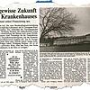 So berichtete der SÜDKURIER vor 25 Jahren über die damals noch sehr ungewisse Zukunft des städtischen Krankenhauses in St. Georgen.