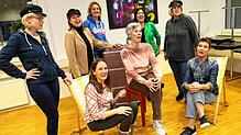 Sie freuen sich, dass es endlich wieder losgeht: (von links) Uli Degen, Nicole Frey, Kiri Lauterbach, Bettina Haas, Heike Görlacher, ...