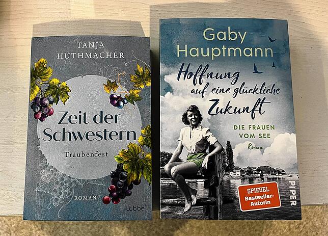 Die beiden Bücher „Zeit für Schwestern: Traubenfest“ und „Hoffnung auf eine glückliche Zukunft“ spielen beide am Bodensee.