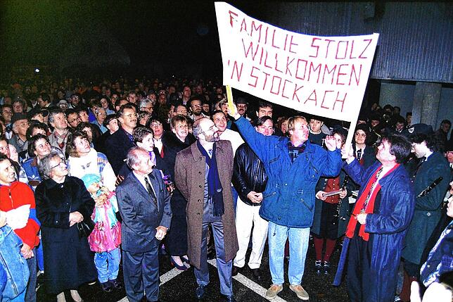 Bild 20: Gedächtnis der Region: Bilder von dem Abend 1993, an dem Rainer Stolz zum Bürgermeister wurde