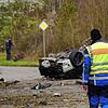 Schwerer Unfall auf der Kreisstraße zwischen Schwenningen und dem Gewerbegebiet Trossingen am Ostermontag: Zwei junge Menschen sterben ...