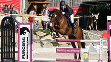 Premiere in Niederwihl: Nicole Huber vom RV Tiengen und zahlreiche Mitbewerber waren zufrieden mit der ersten Auflage des Reitturniers ...
