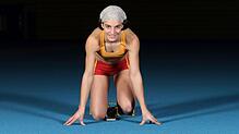 Johanna Siebler, Jahrgang 2000, Leichtathletik-Club Überlingen, ist Deutsche Meisterin im Siebenkampf in der Altersgruppe W15. Sie ist ...
