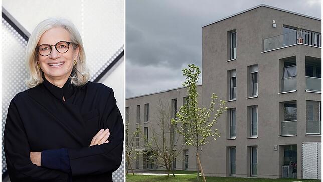 Die Präsidentin der Bundesarchitektenkammer, Andrea Gebhard, sieht die moderne Ästhetik einiger Bauten in Friedrichshafen kritisch ...