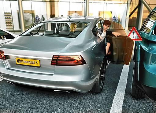 Achtung, Hindernis! Zu den elektronischen Systemen von Conti Temic in Markdorf gehören unter anderem auch Sensoren, die zur ...
