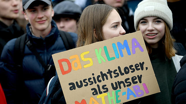 Seit Wochen demonstrieren in Deutschland Schüler für einen besseren Klimaschutz. Bild: dpa