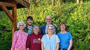 Sie bilden den Grünen-Kreisvorstand (von links): Andrea Müller-Janson, Marin Juric, Martina Braun, Jens Kieninger (Sprecher), Isolde ...