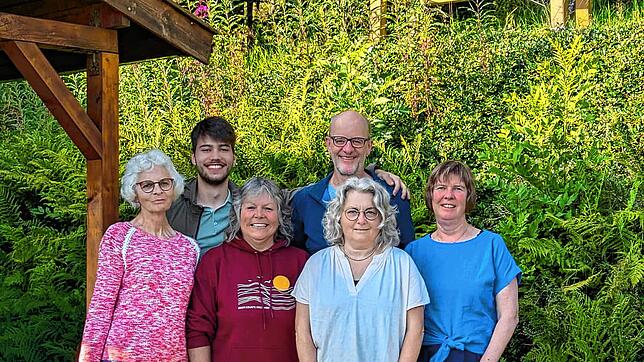 Sie bilden den Grünen-Kreisvorstand (von links): Andrea Müller-Janson, Marin Juric, Martina Braun, Jens Kieninger (Sprecher), Isolde ...