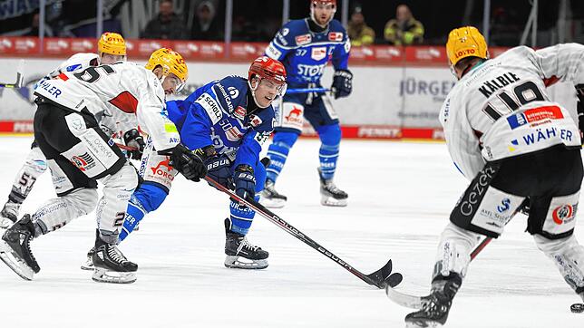 Der Südtiroler Peter Spornberger (mitte) spielte drei Jahre für die Wild Wings.