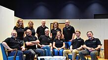 Sie freuen sich auf ihren Auftritt Ende April, Anfang Mai (von links): Roger Harrer, Stefanie Stelter, Markus Kaiser, Petra Stelter, ...