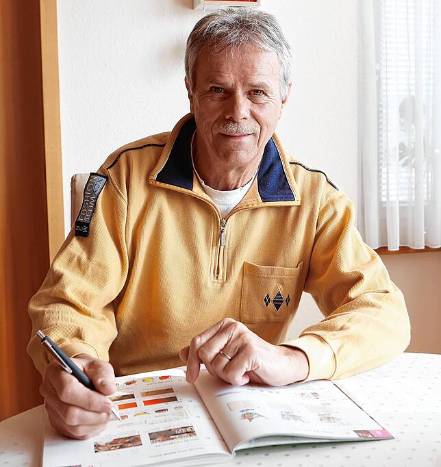 Gerhard Frank aus Hüfingen gibt an der VHS Deutschkurse.