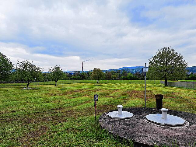 Hier zwischen Obersäckingen und Murg schlummert das kostbare Nass 25 Meter unter der Erde im riesigen Grundwasserspeicher.