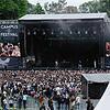 Campus-Festival 2023: Vor der Hauptbühne ist schon am Freitagnachmittag viel los.