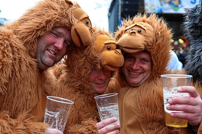 Bild 10: So bunt wird Konstanz am Schmotzigen Dunschtig in der Zukunft wieder feiern &ndash; die besten Bilder und Videos der Straßenfasnacht