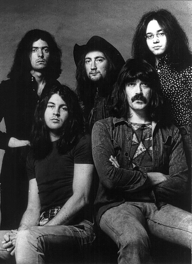 Die britische Rockband Deep Purple in der Besetzung von 1971.