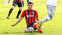 Routinier Erik Raab bestreitet am Wochenende sein letzten Heimspiel für den FC Königsfeld und soll mit einem Sieg verabschiedet werden.